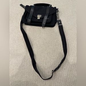 Proenza Schouler cross body black bag. Good condition. Inside very clean.
